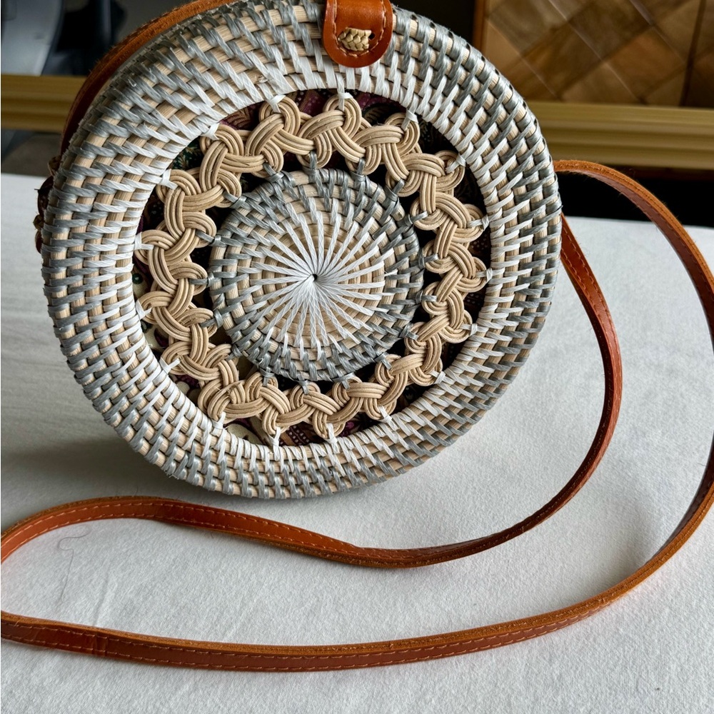 Woven Crossbody Bag